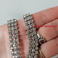 *Vintage treasure* Gustave Sherman extremely rare necklace mid-century Austrian clear crystal(signed) - AS IS