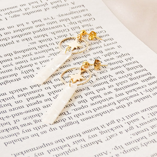 Venus earrings - Cream