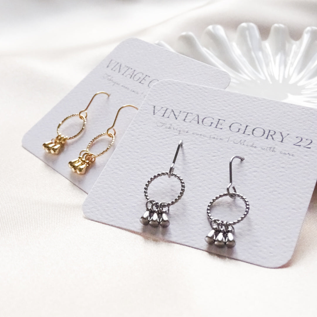 *Nouveauté* Boucles d'oreilles Bella - Acier inox