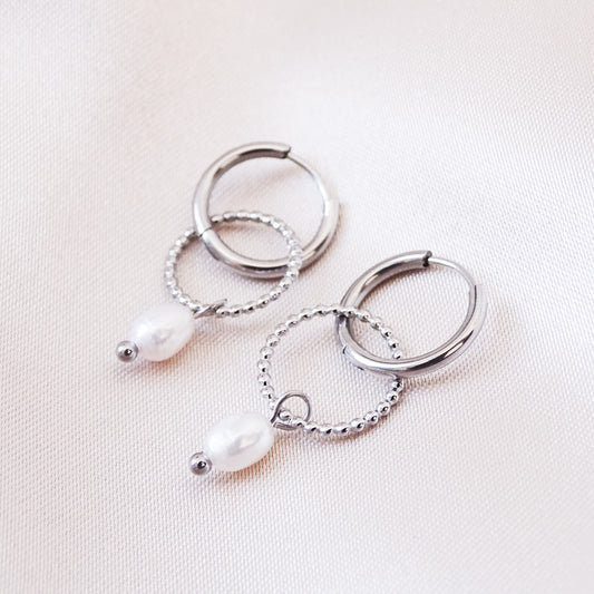 *Nouveauté* Boucles d'oreilles Laura - Acier inox