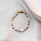 *Nouveauté* bracelet en perles d'eau douce et en verre vintage