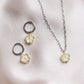 Lydia in butter yellow gift set - Stainless steel