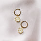 Boucles d'oreilles Lydia en jaune beurre - plaqué or 18 carats