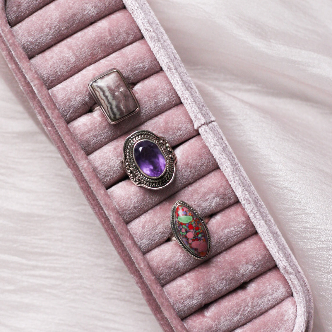 *Pre-loved* Assorted 925 sterling silver boho rings