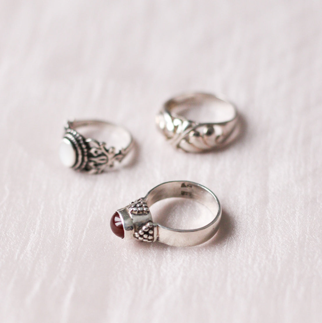 *Pre-loved* Assorted 925 sterling silver rings