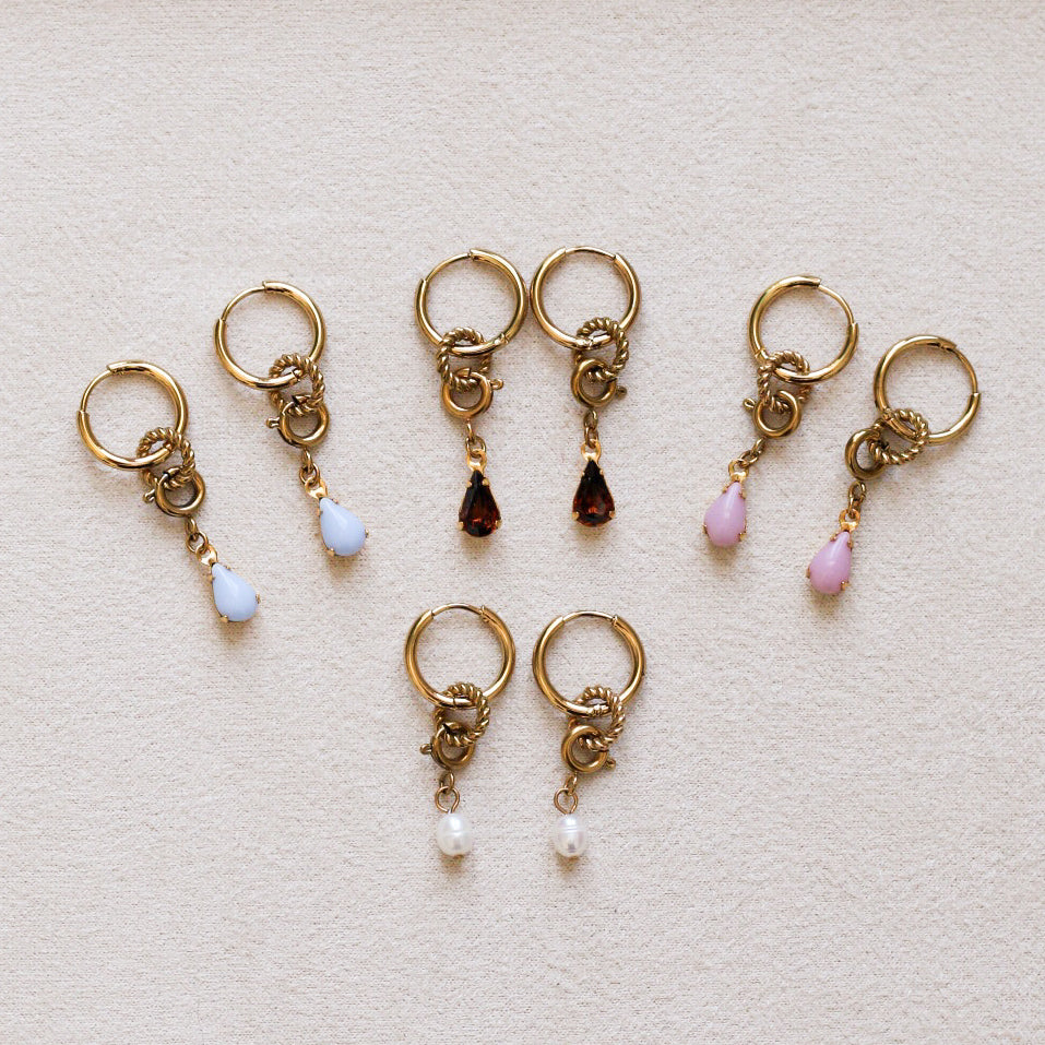 *New* Anabelle 3 in 1 mini earrings - 18k gold plated