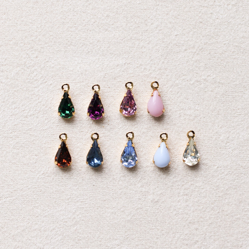 Teardrop vintage charms - 18k gold plated (online exclusive)