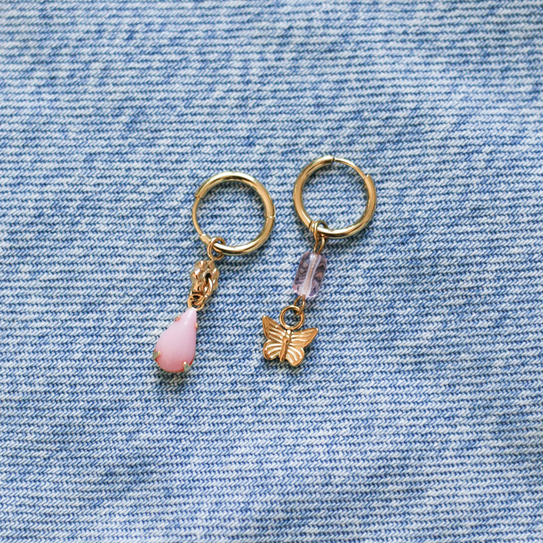 Mariposa earrings - 18k gold plated