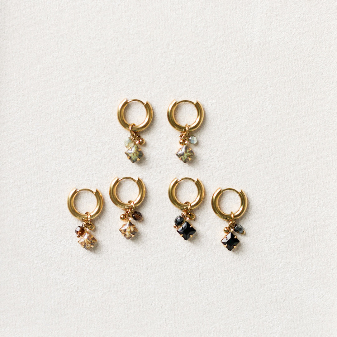 Chloe chunky hoops - 18k gold plated