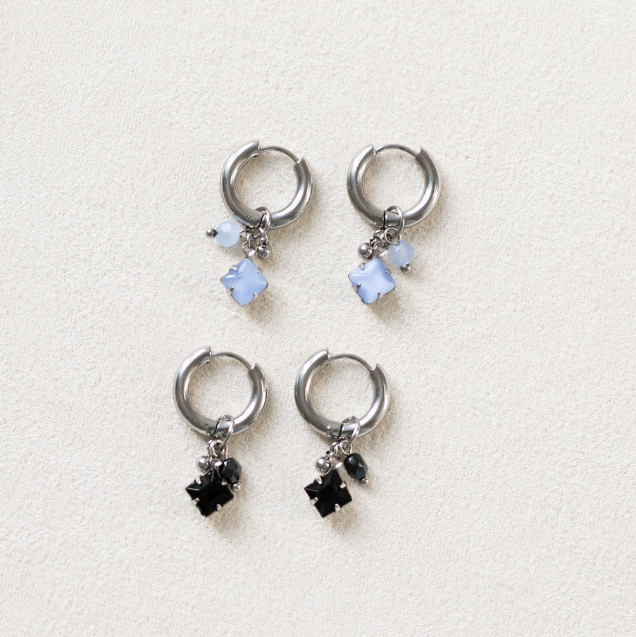 Chloe chunky hoops - Stainless steel