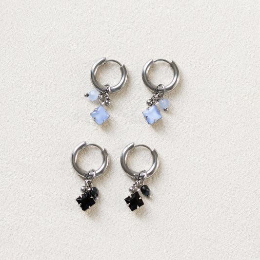 Chloe chunky hoops - Stainless steel