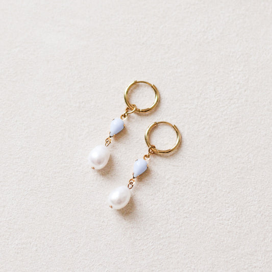 Boucles d'oreilles Juliette (version mini) - Plaqué or 18 carats