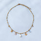 Mariposa charm necklace - 18k gold plated