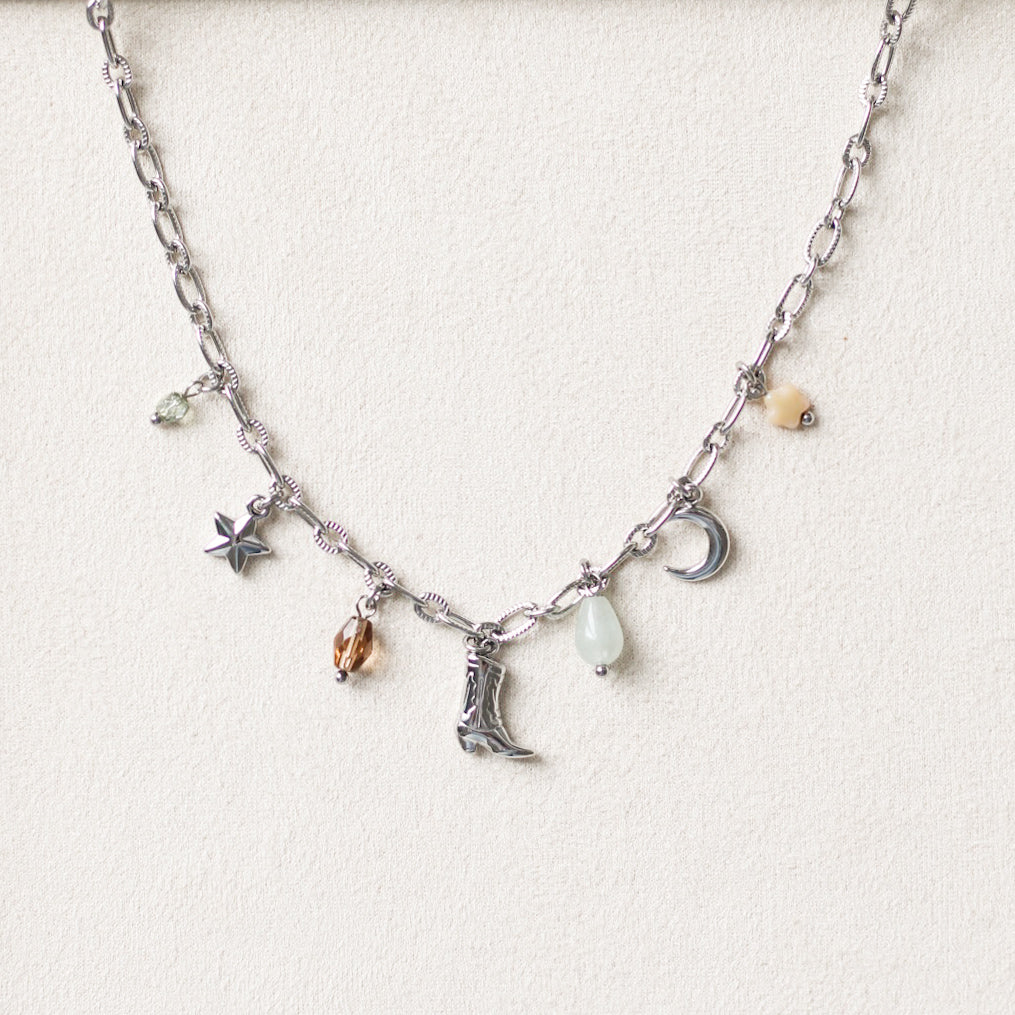 Jolene charm necklace - Stainless steel