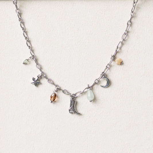 Jolene charm necklace - Stainless steel