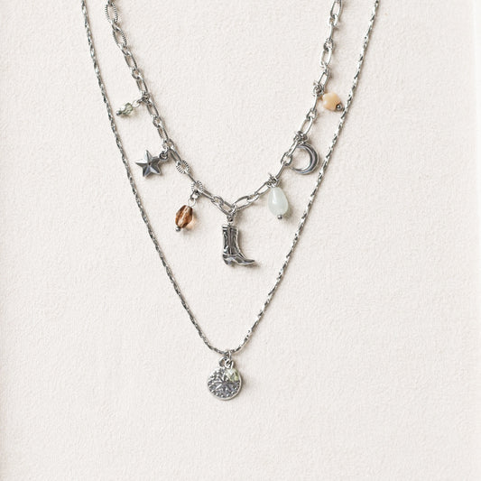 Stainless Steel Necklace Set - Tarnish Resistant Jewelry
