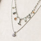Jolene charm necklace - Stainless steel