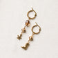 Jolene long earrings - 18k gold plated