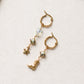 Jolene long earrings - 18k gold plated