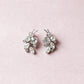 *Trésor vintage* Boucles d'oreilles clip-on en verre facetté signées Reyes style mid-century