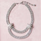 *Vintage treasure* Gustave Sherman extremely rare necklace mid-century Austrian clear crystal(signed) - AS IS