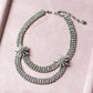 *Vintage treasure* Gustave Sherman extremely rare necklace mid-century Austrian clear crystal(signed) - AS IS
