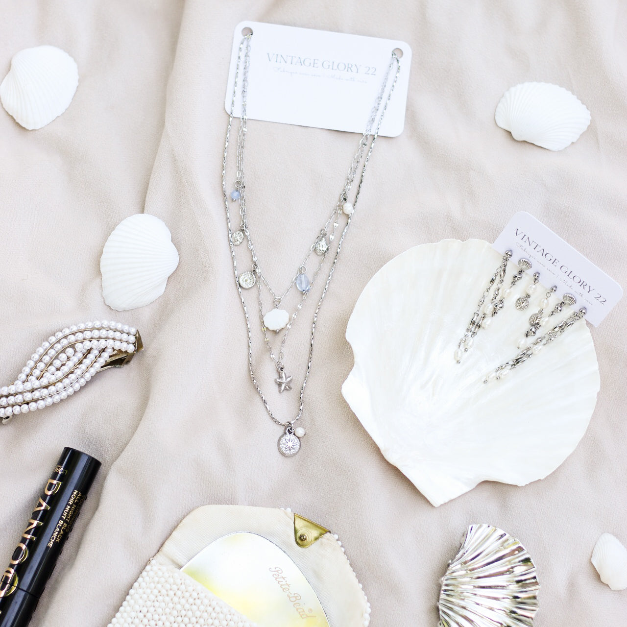 Mermaid necklace trio set - Stainless