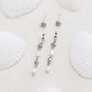 Mermaid trio earrings - Stainless steel