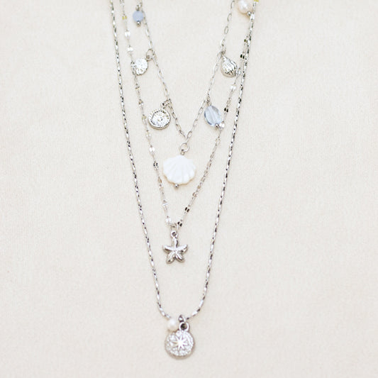 Ensemble de trois colliers sirène - Acier inoxydable