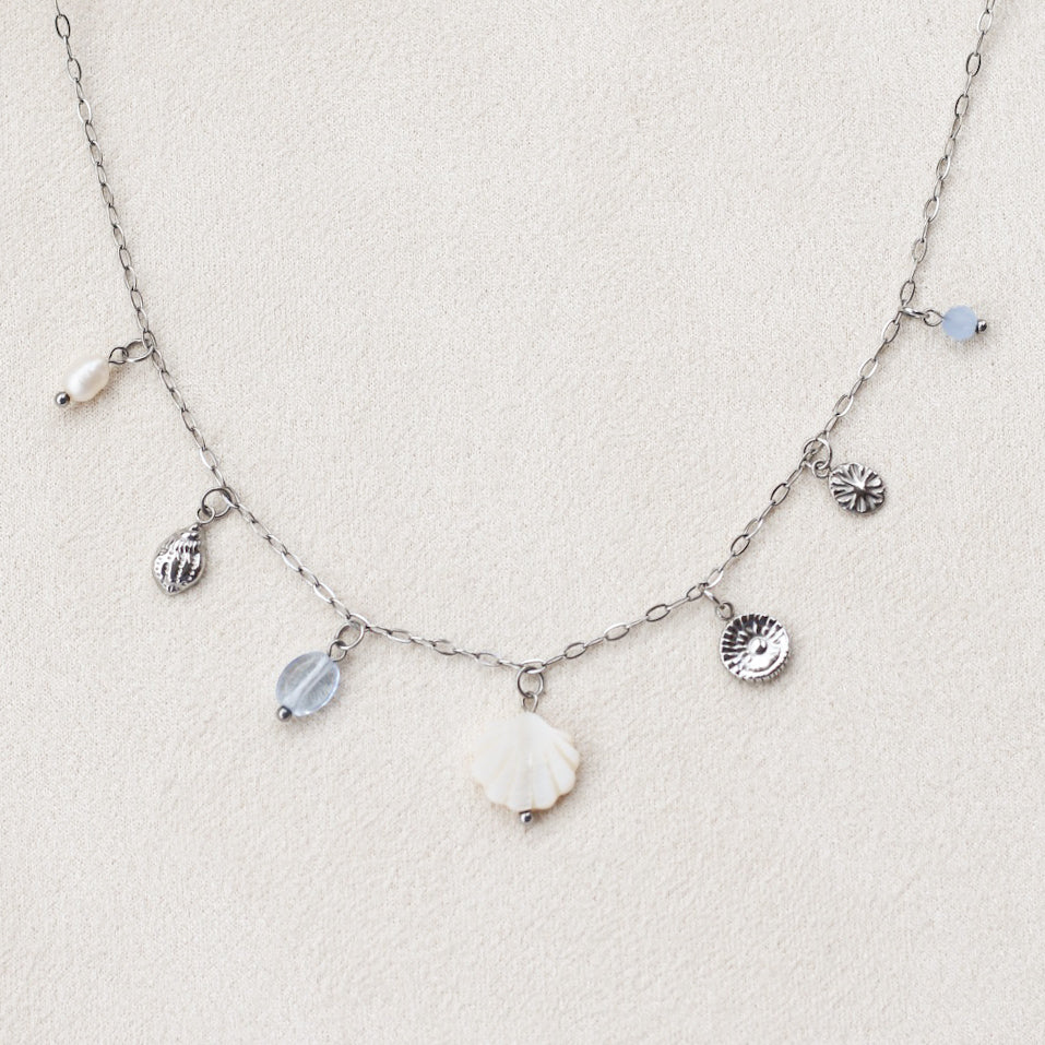 Capri charm necklace - Stainless (online exclusive)
