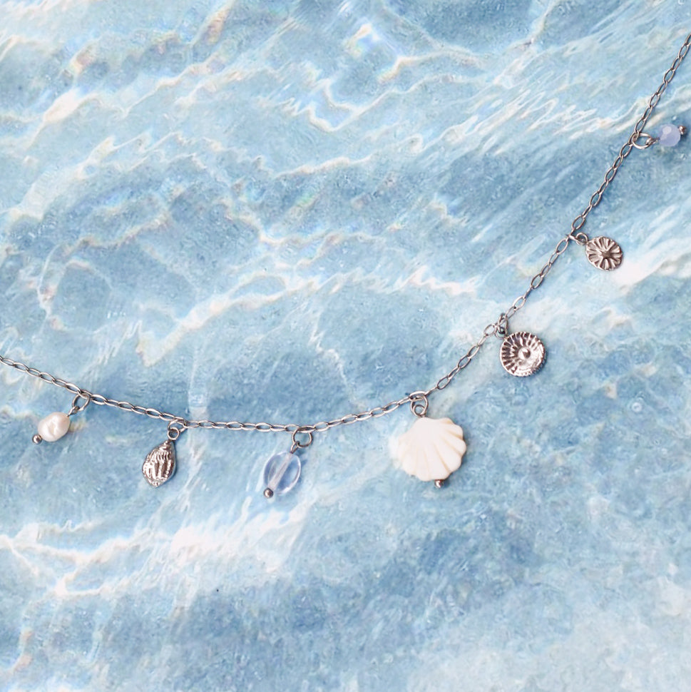Capri charm necklace - Stainless (online exclusive)
