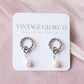 Boucles d’oreilles Lucy 2-en-1 - Acier inoxydable