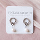 Boucles d’oreilles Lucy 2-en-1 - Acier inoxydable
