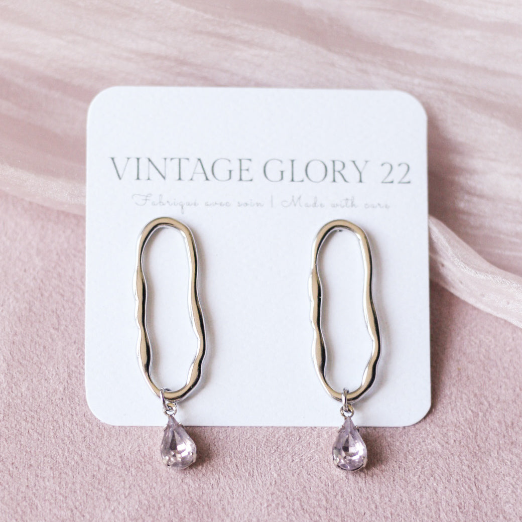 Boucles d’oreilles Élodie - Acier inoxydable