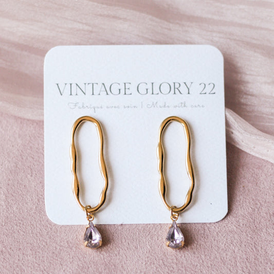 Elodie earrings - 18k gold plated