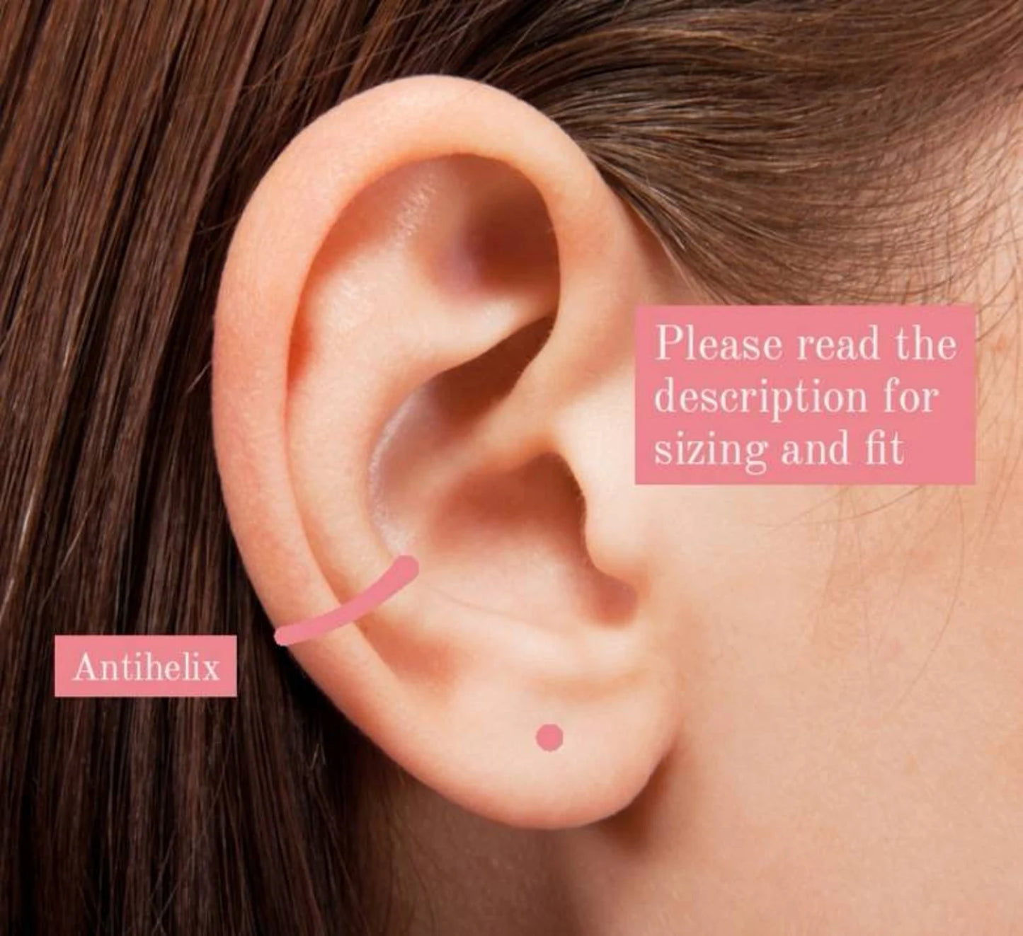 Emma cuff earrings - Stainless