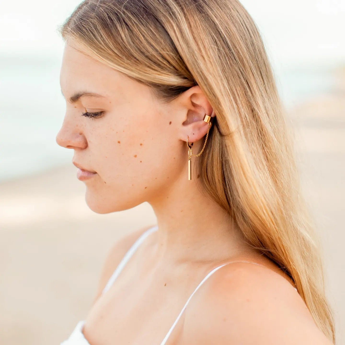 Emma cuff earrings - Gold